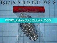 christmas decorative pinecone ornament