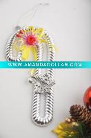 Plastic christmans ornament