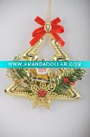 Plastic christmans ornament