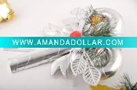 Plastic christmans ornament