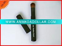 Retractable lip brush