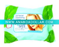 Wholesale 25 facial cleansing wipes - G0542
