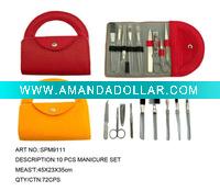 Wholesale ART NO. SPM9111 PEDICURE SET,MAKE UP BRUSH SET