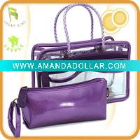 clear handbag PVC organizer bag
