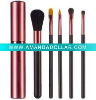 Wholesale 5 pieces professional cosmetic brush set
