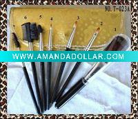 Wholesale 7pcs beauty makeup brush with high quality goat hair