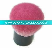 Pink blusher brush