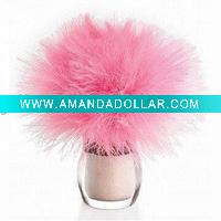 Wholesale Refillable Turkey Feather Powder Brush/ Powder Bottle JDK-K7838