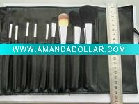 9 pieces professional cosmetic brush set