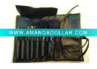 Wholesale Black 7pcs makeup brush set ZM-S034