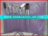 Wholesale 7pcs high quality goat hair cosmetic brush set