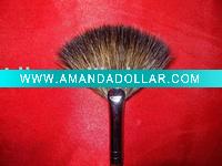 Wholesale raccoon hair cosmetic fan brush JDK-F805