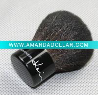 Wholesale Superior Goat Black Hair Aluminum Black Handle Kabuki Brush
