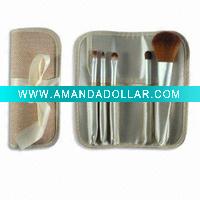 Wholesale Travel size 5pcs gift cosmetic brush set