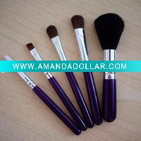 5pcs travel make up brush kit