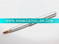 Wholesale silver metal lip brush