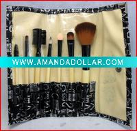 7pcs high quality synthetic hair cosmetic brush set