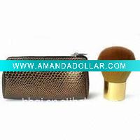 Mini makeup kabuki brush with bag
