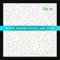 Acoustic mineral fiber ceiling panel