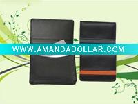 Wholesale Merry Christmas gifts supplier genuine leather name brand card holder