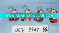 Wholesale Ceramic decoration christmas,animated christmas figures,christmas card holder
