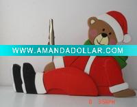 Arts craft decorative wooden card holder