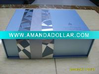 Wholesale golden or silver foil paper box