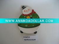 ceramic christmas decoration plate