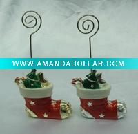 Wholesale Magnet Name Card Holder Resin Christmas Item