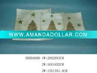 ceramic christmas plate(square)