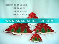 ceramic christmas plate