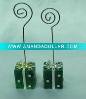 Wholesale Magnet Name Card Holder Resin Christmas Item