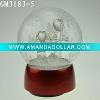 Wholesale christmas ball with LED light and music