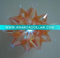 Wholesale changeing color fiber optic decorative flower for holiday supply
