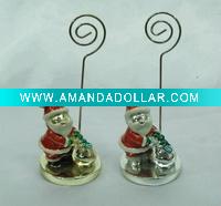 Wholesale Magnet Name Card Holder Resin Christmas Item