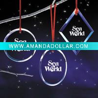 Wholesale Crystal christmas tree ornament ,crystal tree pendant