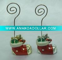 Magnet Name Card Holder Resin Christmas Item