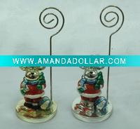 Magnet Name Card Holder Resin Christmas Item