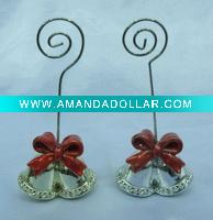 Magnet Name Card Holder Resin Christmas Item