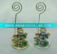 Magnet Name Card Holder Resin Christmas Item