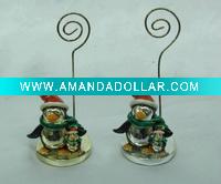 Magnet Name Card Holder Resin Christmas Item