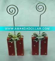Magnet Name Card Holder Resin Christmas Item