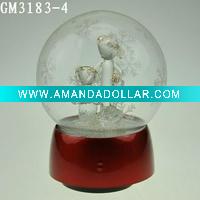 Wholesale christmas ball with LED light and music