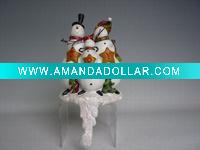 Polyresin snowman decoration