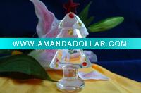 Crystal christmas tree decoration