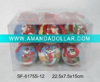 Wholesale polyfoam xmas tree decoration ball in pvc box