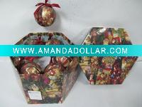 Wholesale double-deck gift box,contain 14pcs,with father christmas pattern