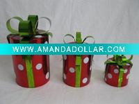 Metal X'mas Gift Box