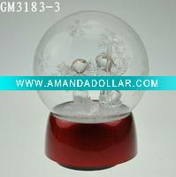 Wholesale christmas ball with LED light and music