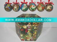 double-deck gift box,contain 14pcs,with father christmas pattern